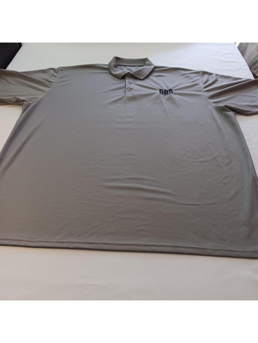 Vansport GDC Gulf Distributing Co. Employee Uniform Polo Shirt Men's Size 4XT